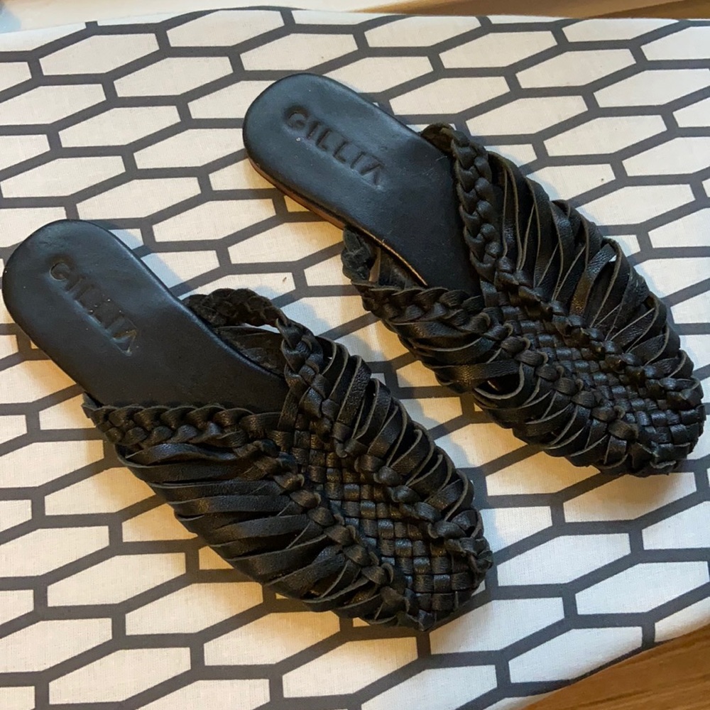 Free people Lotta woven flat